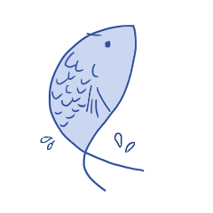 [LINEスタンプ] 気分はFish！