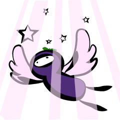 [LINEスタンプ] eggplant born
