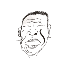 [LINEスタンプ] シュールな顔芸
