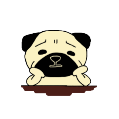 [LINEスタンプ] パグってカワイイ