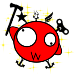 [LINEスタンプ] キェキェ参上！