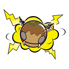 [LINEスタンプ] たこやきキャラクター“タコマ”ちゃん！