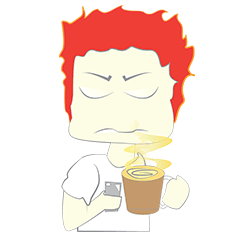 [LINEスタンプ] IT RedHead