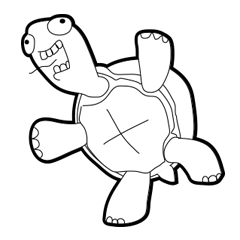 [LINEスタンプ] Delightful Tortoise