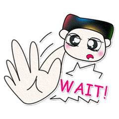 [LINEスタンプ] Hi my name is Yada...^^