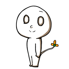 [LINEスタンプ] Small white mud