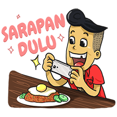 [LINEスタンプ] Fondi : Vlogger Pemula