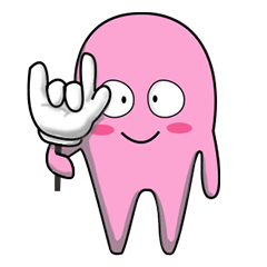 [LINEスタンプ] Koku Pink friend