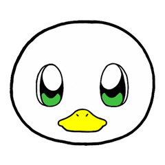 [LINEスタンプ] Ducky Howdy Face Edition