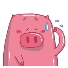 [LINEスタンプ] Just my pig