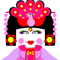 [LINEスタンプ] Flower:the goddess edition drama queen