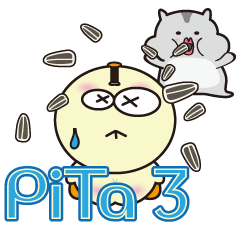 [LINEスタンプ] PiTa 3 - Daily Life