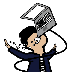 [LINEスタンプ] Work hard play harder