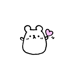 [LINEスタンプ] もちもちくまさん