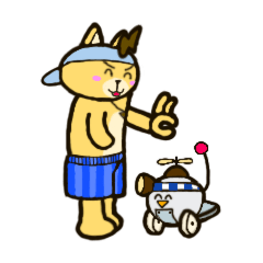 [LINEスタンプ] Kinder and Crape the First Adventure