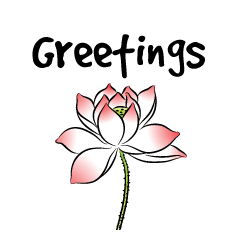 [LINEスタンプ] Greetings card with Chinese painting