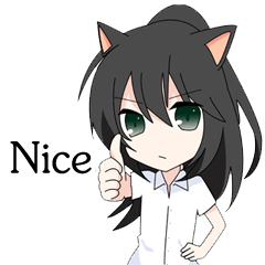 [LINEスタンプ] Miki anime girl