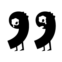 [LINEスタンプ] Punctuation Monster