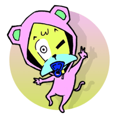 [LINEスタンプ] Pinky Nyan