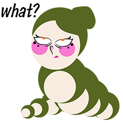 [LINEスタンプ] I want to be a butterfly