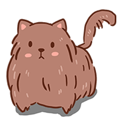 [LINEスタンプ] BROWNY AND COTTY