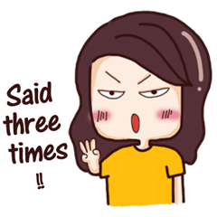 [LINEスタンプ] Nine blame Mom (English)