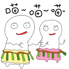 [LINEスタンプ] NIBABA(PART III)-hello,how are you？