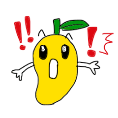 [LINEスタンプ] Oh Mango！