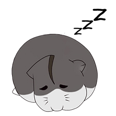 [LINEスタンプ] Sleepy Hamster