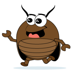 [LINEスタンプ] Cockroach boy's life pleasure