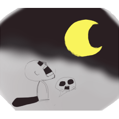 [LINEスタンプ] Thinker ＆ Scream