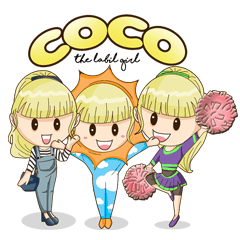[LINEスタンプ] Coco the Labil Girl