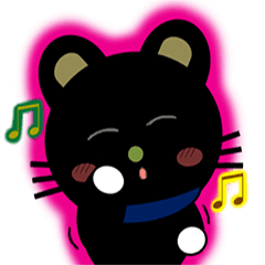 [LINEスタンプ] Airi Kuro Cat (Animated)