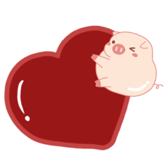 [LINEスタンプ] My Cute Lovely Pig in Messages