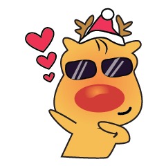 [LINEスタンプ] Reindeer in Love