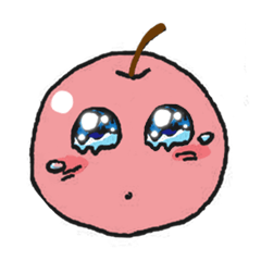 [LINEスタンプ] りんごガール