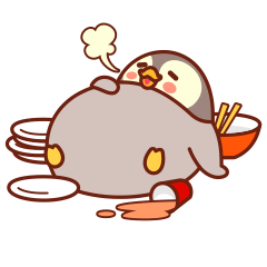 [LINEスタンプ] Pippo, the Roly Poly Penguin