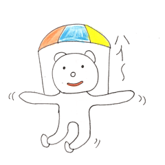 [LINEスタンプ] 落下傘熊のスタンプ