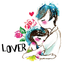 [LINEスタンプ] Lover3(EN)