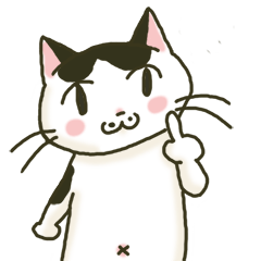[LINEスタンプ] ハチワレ猫のスタンプ