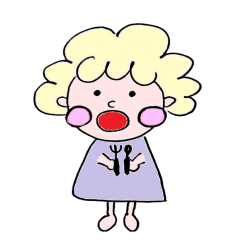 [LINEスタンプ] ふわふわのかわいいこ