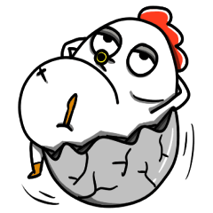 [LINEスタンプ] Fatty Chicky