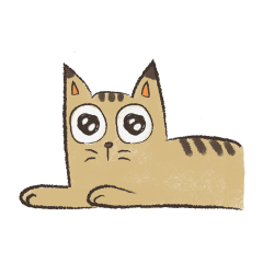 [LINEスタンプ] 行きたくない猫
