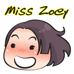 [LINEスタンプ] Miss Zoeyの画像（メイン）