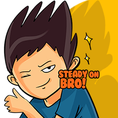 [LINEスタンプ] Si Cholid the funny boy