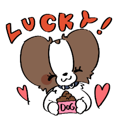 [LINEスタンプ] LUCKY DOG STICKER