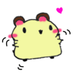 [LINEスタンプ] ぷにゅっと♡はむ ピコちゃん