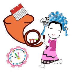 [LINEスタンプ] One World Family Calendar