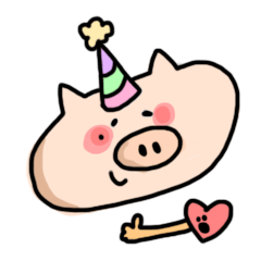 [LINEスタンプ] happypig swagの画像（メイン）