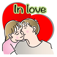 [LINEスタンプ] We Fall In Love